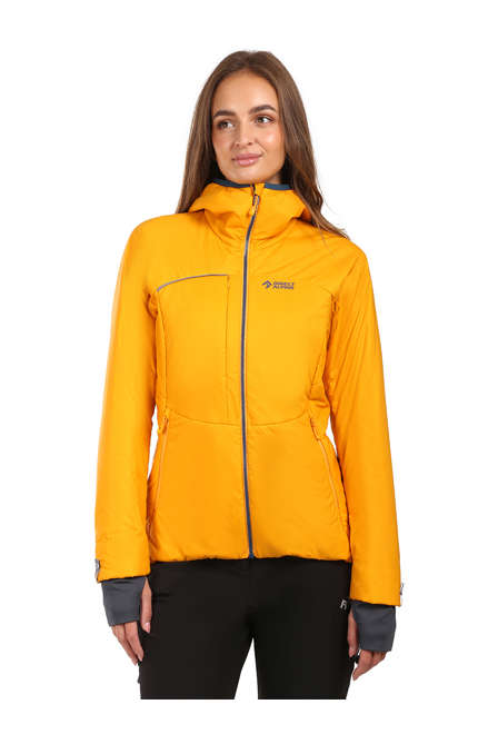 Fotogalerie Dámská péřová bunda UNIQ LADY mango