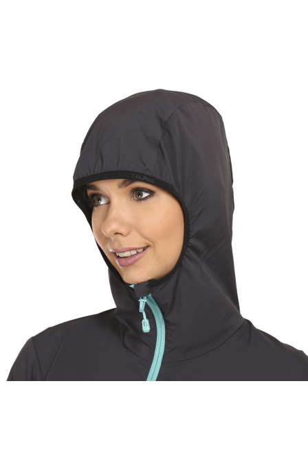 Fotogalerie Dámská outdoorová bunda BRENTA LADY emerald/grey
