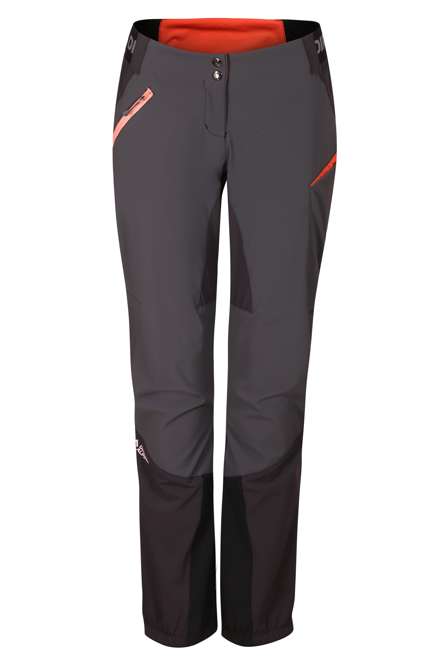 Fotogalerie Dámské outdoorové kalhoty REBEL LADY anthracite/coral